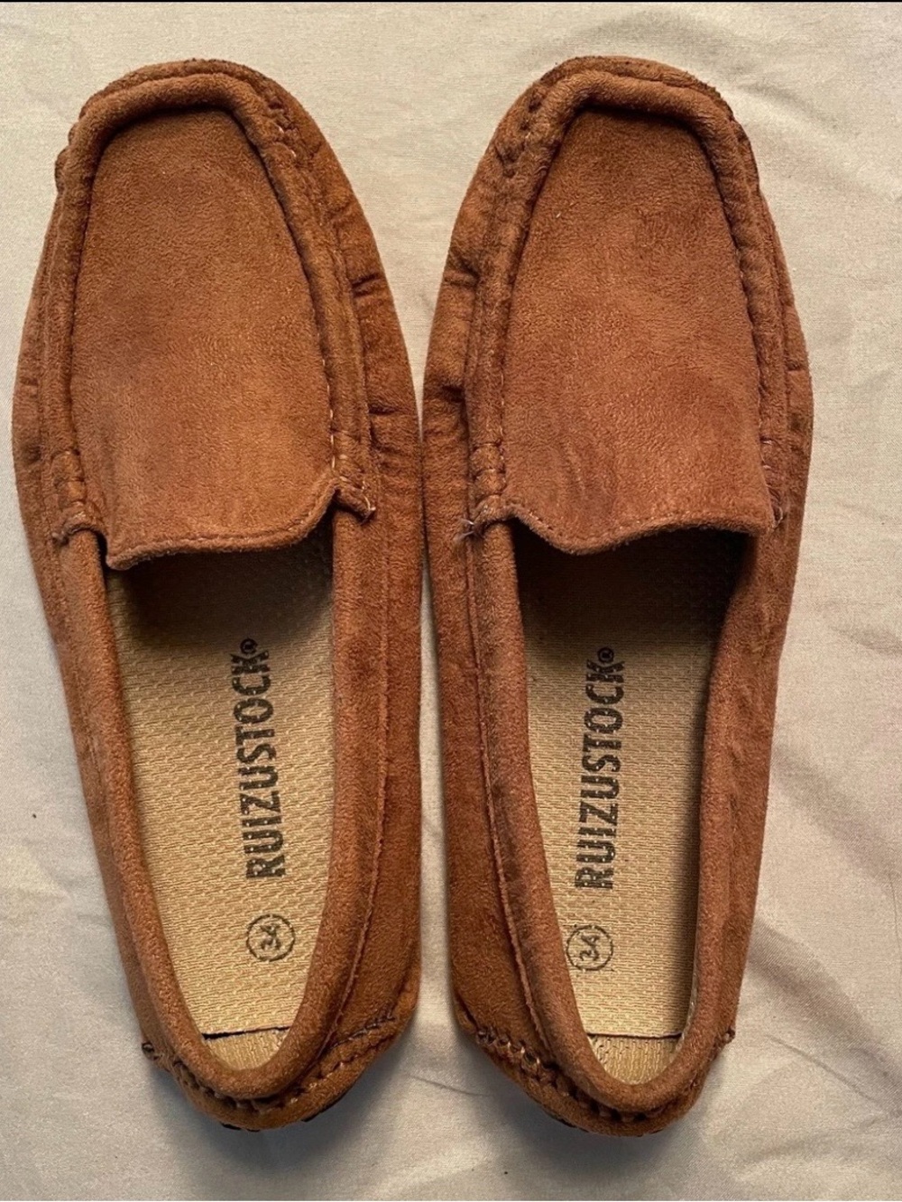 Women’s Ruizustock Moccasins Loafers in Chestnut Brown